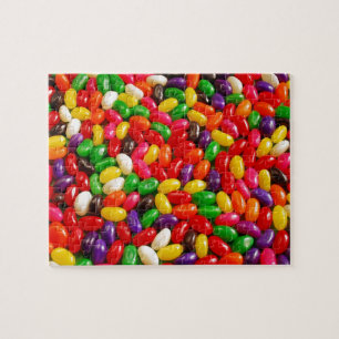 Puzzle Caramelo colorido del jellybean