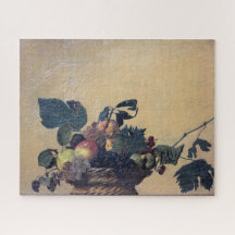 Caravaggio - Cesta de fruta - Óleo sobre lienzo