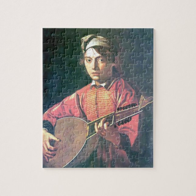 Puzzle Caravaggio- el jugador del laúd (Vertical)