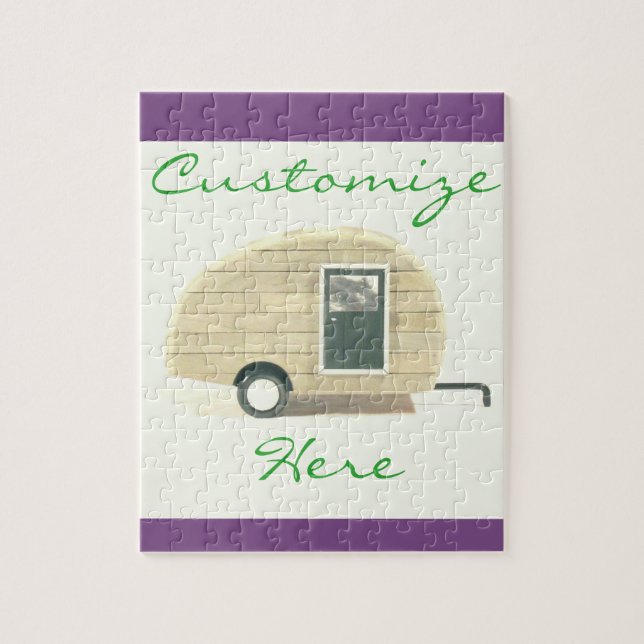 Puzzle Caravana gitana de remolque de lágrimas vintage (Vertical)