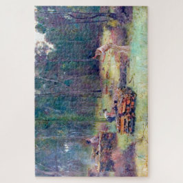 Puzzle Carboneros Leñadores Tom Roberts 1886  