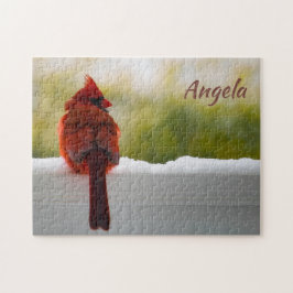 Puzzle Cardenal masculino 14x11 desafiante