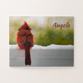 Puzzle Cardenal masculino 14x11 fácil