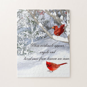 Puzzle cardenales del cielo  