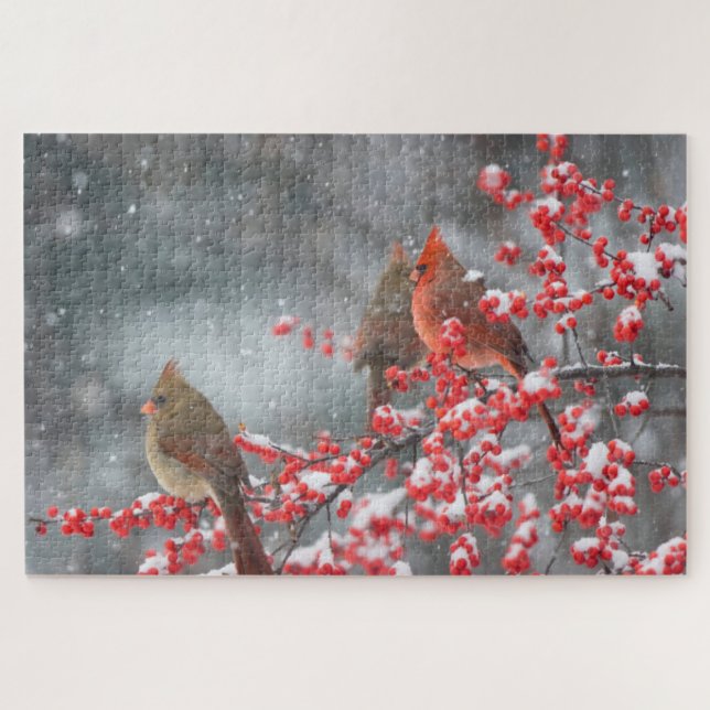 Puzzle Cardenales del Norte | Marion, Illinois (Horizontal)