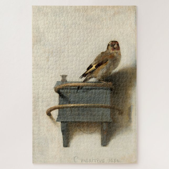 Puzzle Carel Fabritius The Goldfinch Vintage Bird Art (Vertical)