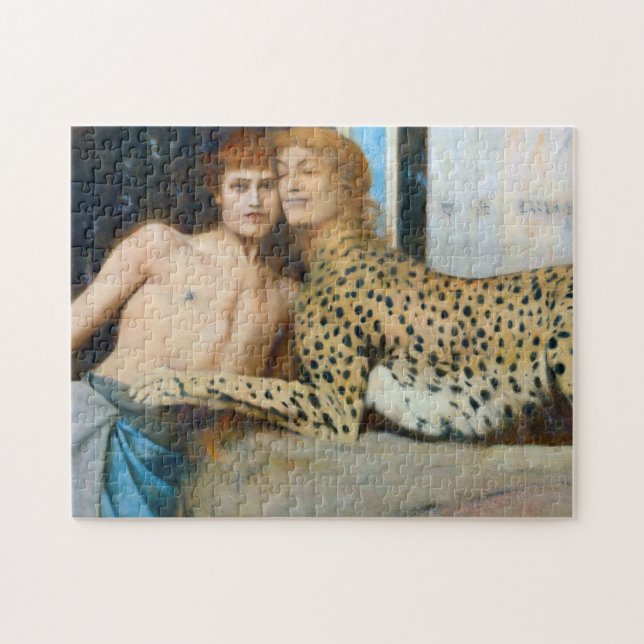 Puzzle Caresses, Fernand Khnopff (Horizontal)