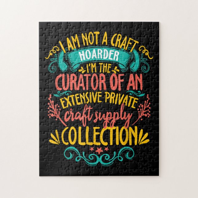 Puzzle Cargador De Artesanías De Material Suministros Cro (Vertical)