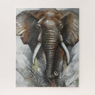 Puzzle Cargar elefante