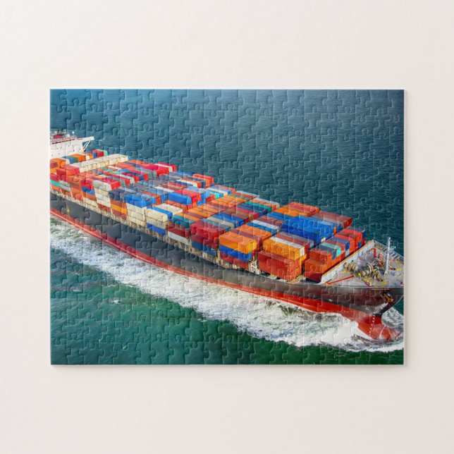 Puzzle Cargo Ship (Horizontal)