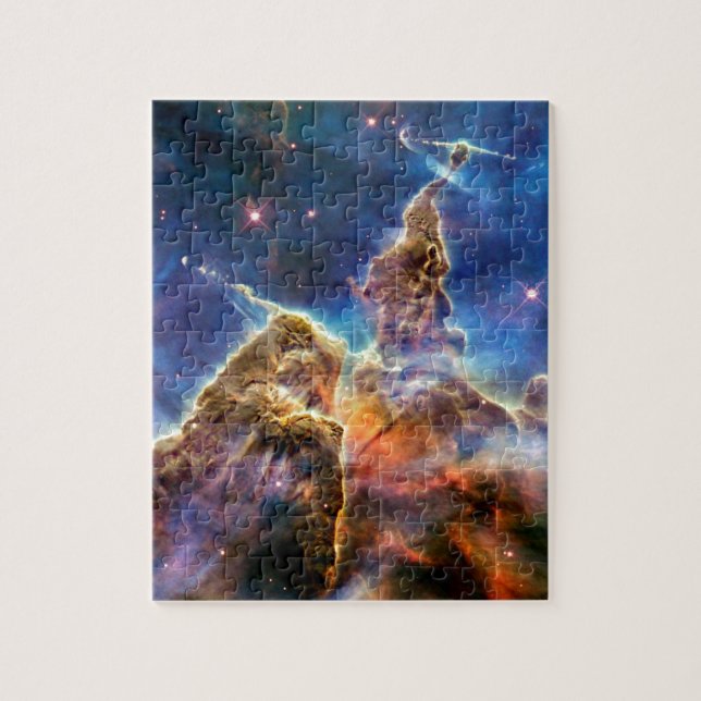 Puzzle Carina Nebula Mystic Mountain, foto del espacio ex (Vertical)