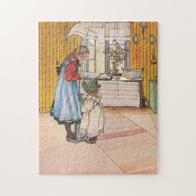 Puzzle Carl Larsson - La cocina 1898 (Vertical)