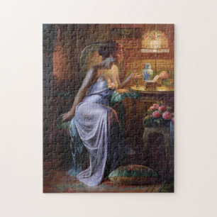 Puzzle Carlier: Señora elegante con el collar