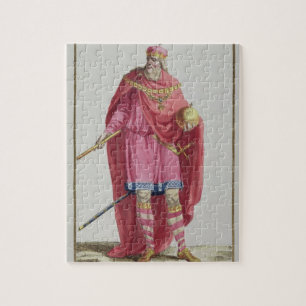 Puzzle Carlomagno (742-814) de 'DES Estampes de Receuil,