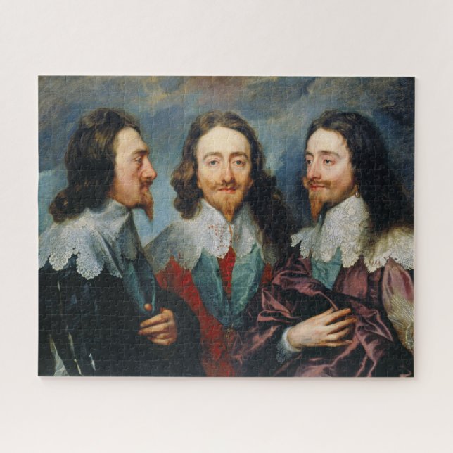 Puzzle Carlos I en Tres Posiciones・Anthony Dyck (Horizontal)
