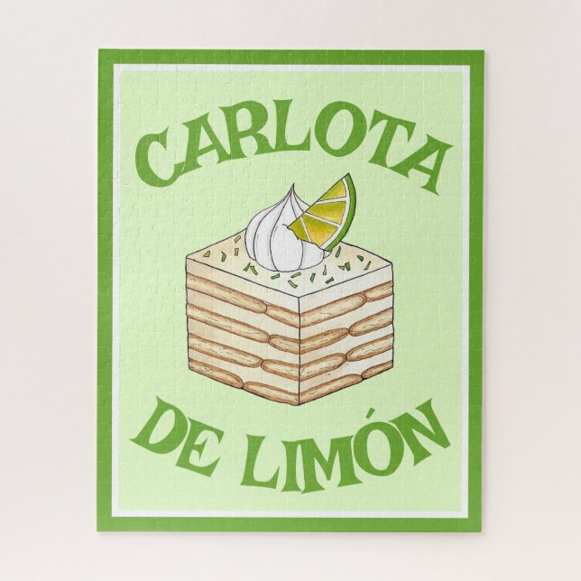 Puzzle Carlota de Limón Lime Mexicano Piel de Pastel de H (Vertical)