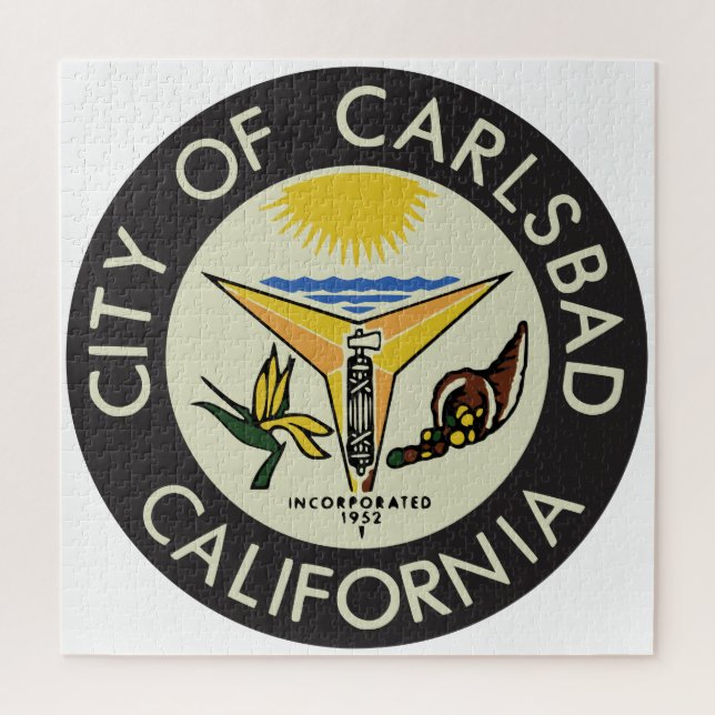 Puzzle Carlsbad (California) City Seal (Vertical)