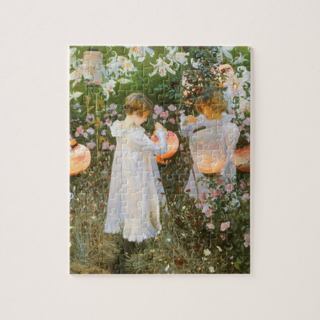 Puzzle Carnación, Lily, Lily, Rosa De John Singer Sargent (Vertical)