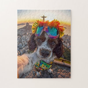 Puzzle Carnaval de Spaniel Vista en Río