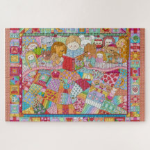 Carne encantada Tale Kaleidoscope Quilt jigsaw
