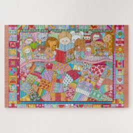 Puzzle Carne encantada Tale Kaleidoscope Quilt jigsaw