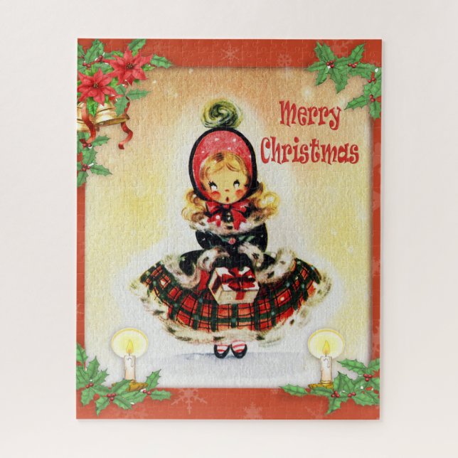 Puzzle Carolero navideño vintage (Vertical)