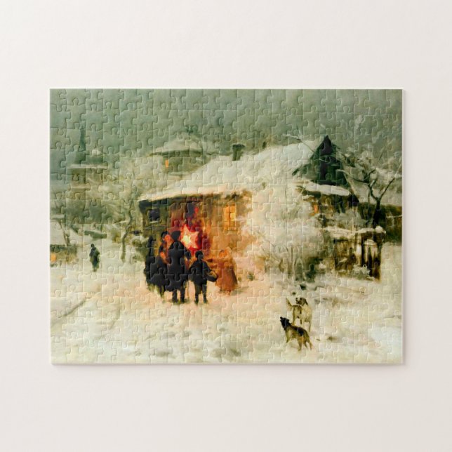 Puzzle Caroleros de Navidades de Ucrania (Horizontal)