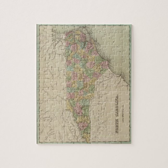 Puzzle Carolina del Norte 5 (Vertical)