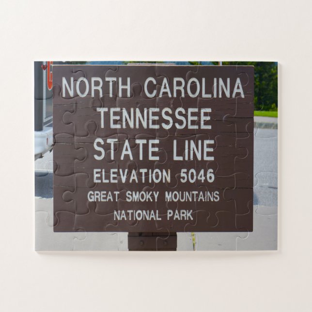 Puzzle Carolina del Norte Tennessee (Horizontal)