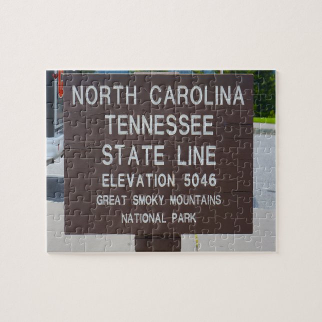 Puzzle Carolina del Norte Tennessee (Horizontal)