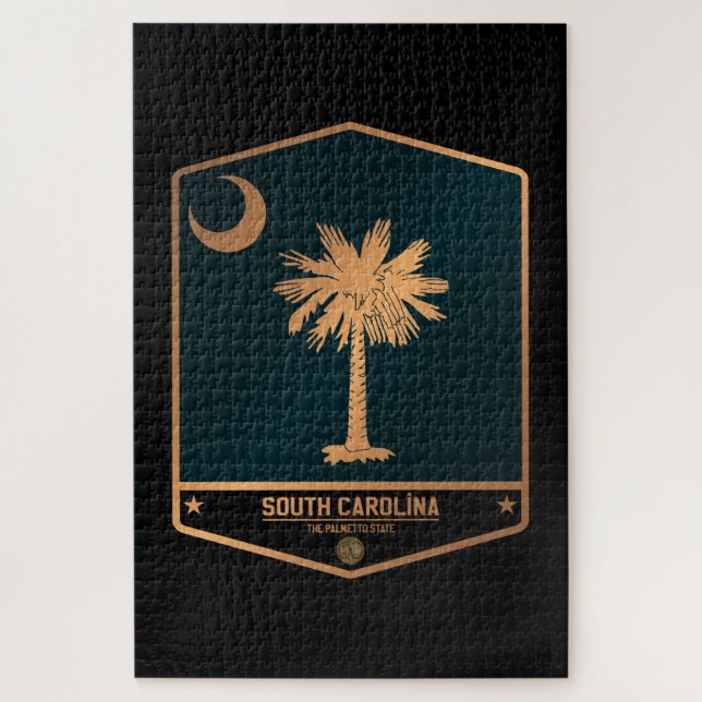 Puzzle Carolina del Sur (Vertical)