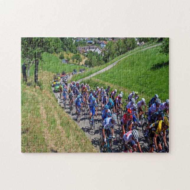 Puzzle carrera ciclista (Horizontal)