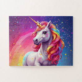Puzzle Carrera de arcoiris de Unicorn