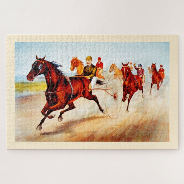 Puzzle Carrera de caballos (Horizontal)