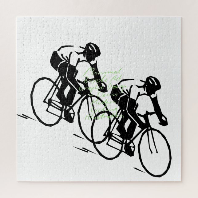 Puzzle Carrera de Ciclismo  (Vertical)