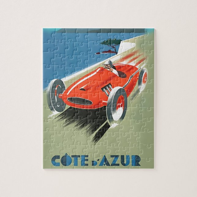 Puzzle Carreras automática vintage (Vertical)
