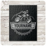Puzzle Carreras personalizada de Motocross Rider Dirt Bik<br><div class="desc">Motocross Carreras Moto Racer - Personalizar con su nombre o Personalizado de texto!</div>