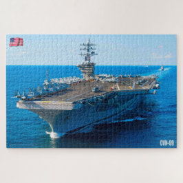 Puzzle CARRETERA DE AERONAVES DE EE.UU. - CVN 69 (20x30 P