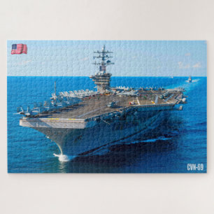 Puzzle CARRETERA DE AERONAVES DE EE.UU. - CVN 69 (20x30 P