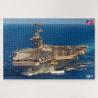 CARRETERA DE AERONAVES DE EE.UU. - CVN 71 (20x30 P