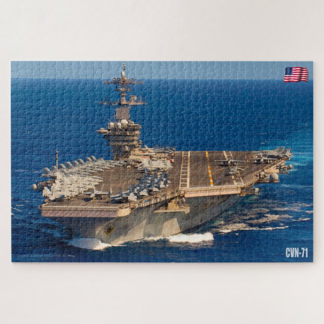 Puzzle CARRETERA DE AERONAVES DE EE.UU. - CVN 71 (20x30 P (Horizontal)