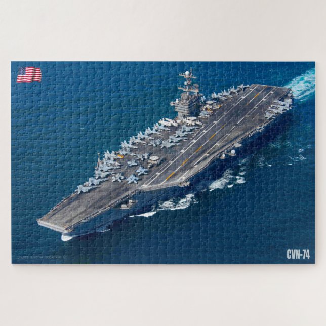 Puzzle CARRETERA DE AERONAVES DE EE.UU. - CVN 74 (20x30 P (Horizontal)
