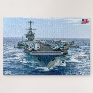 Puzzle CARRETERA DE AERONAVES DE EE.UU. - CVN 75 (20x30 P