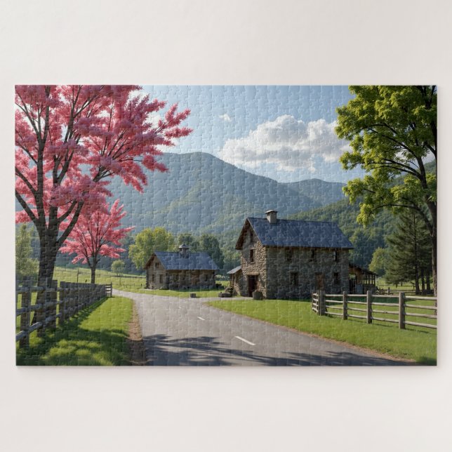 Puzzle Carretera de campo (Horizontal)