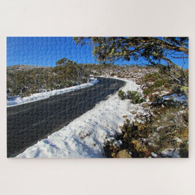 Puzzle carretera de nieve tasmania (Horizontal)