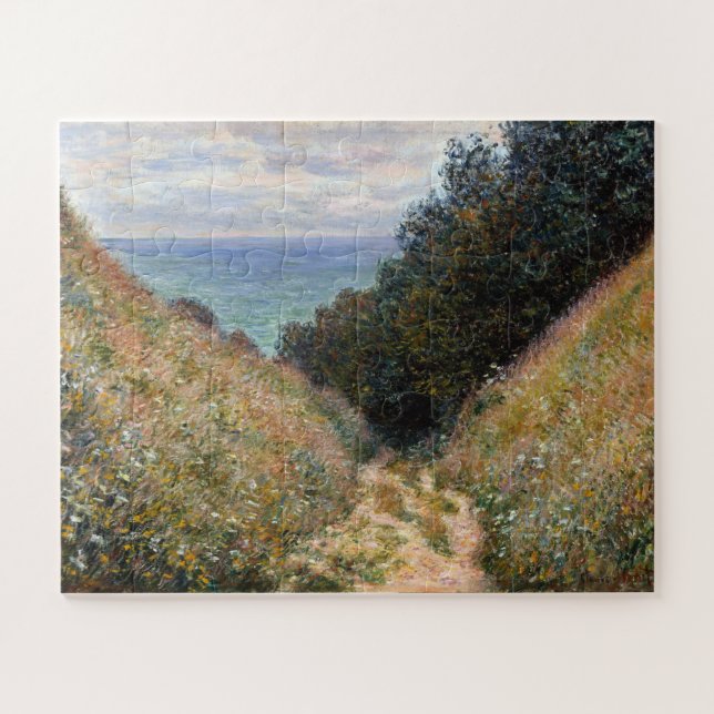 Puzzle Carretera en La Cavée, Pourville, Monet (Horizontal)