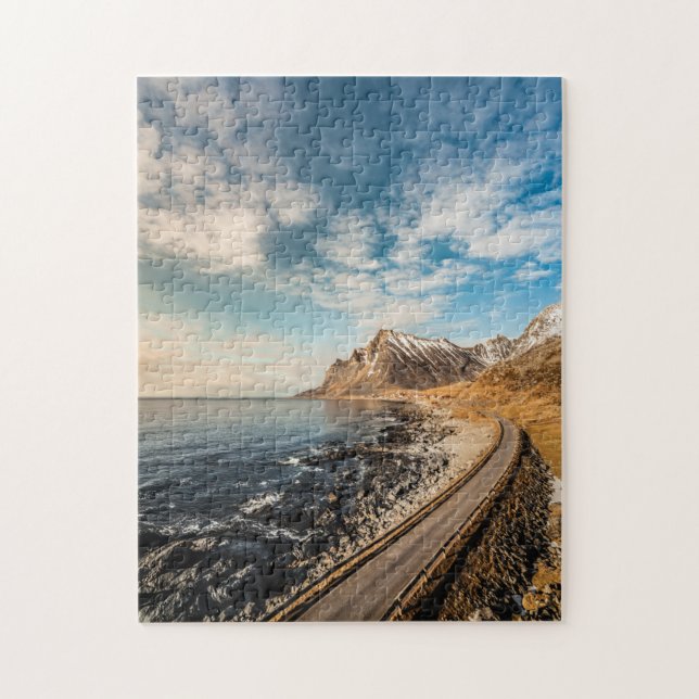 Puzzle Carretera Lofoten Noruega (Vertical)