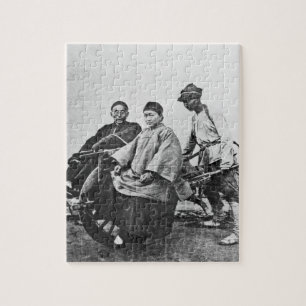 Puzzle Carrito chino, c.1870 (foto de b/w)