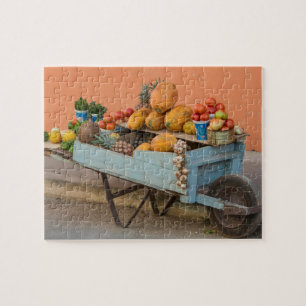 Puzzle Carrito de frutas y verduras, Cuba