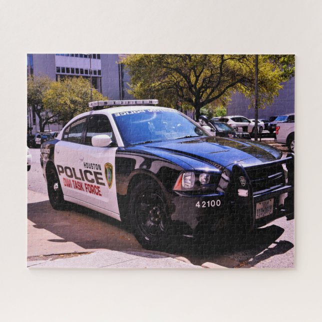 Puzzle Carro de policía (Horizontal)